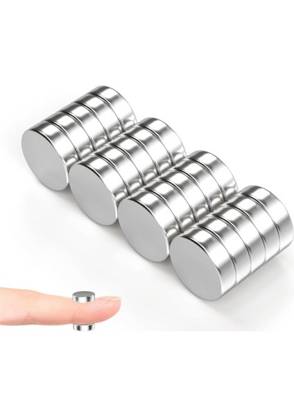 [5 Adet] Neodyum Mıknatıs Çap: 10MM Kalınlık: 2mm [D10X2] Ndfeb Güçlü Mıknatıs – Yuvarlak [N009] fırsatları