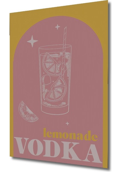 Limonata Vodka Retro Ahşap Mdf Dekoratif Ev/işyeri Duvar Tablo Dikdörtgen Ev/işyeri Duvar Tablo fiyatları