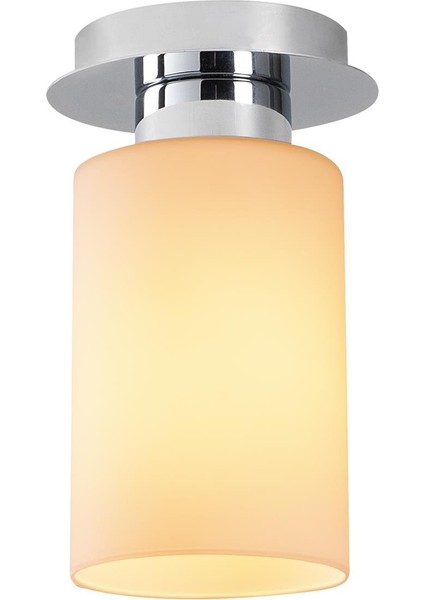 Balcova Modern Cam Plafönyer Avize Krom, Dekoratif Tavan Aydınlatma BALCOVA-N-343