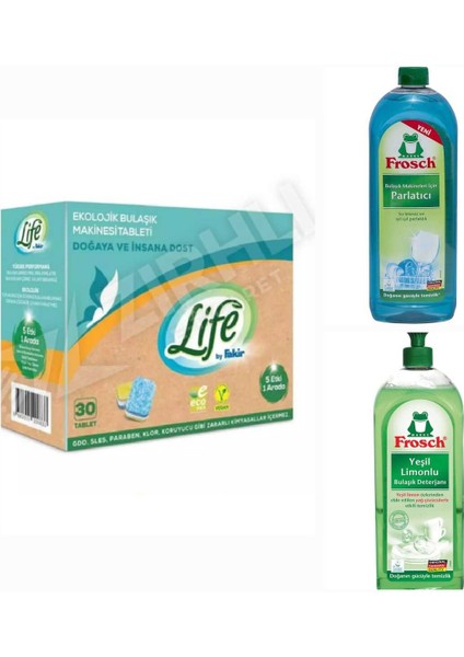 Doğal Organik ve Vegan Bulaşık Deterjanı Seti 8 fiyatları