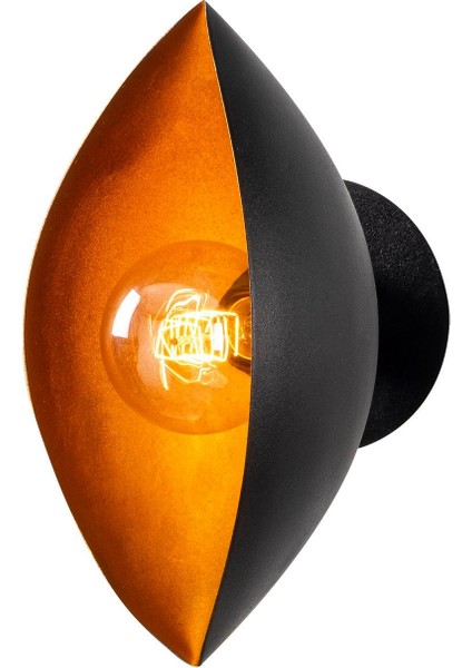 Cik Modern Metal Sıvama Tekli Duvar Aplik Pütürlü Siyah, Rustik Dekoratif Duvar Lambası CIK-MR-842 fiyatları