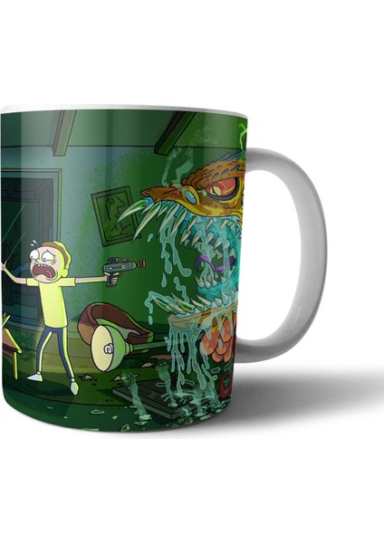 Rick And Morty Kupa Bardak Model 35