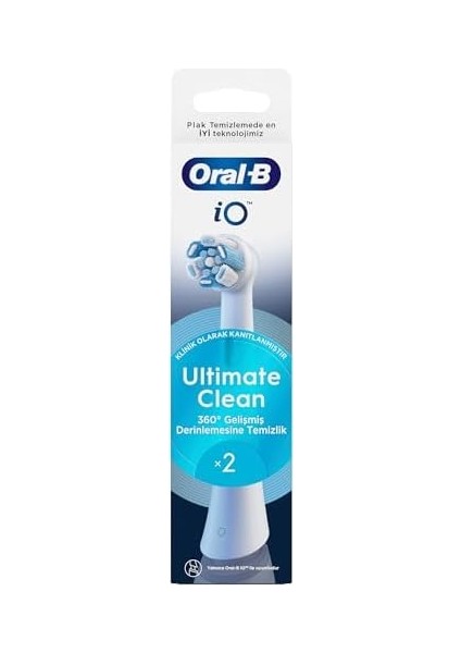 Oral-B Io Ultimate Clean Beyaz Diş Fırçası Yedek Başlığı 2 Adet fiyatları
