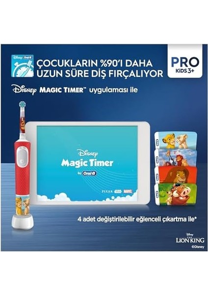 Oral-B Pro Kids The Lion King Şarjlı Diş Fırçası modelleri