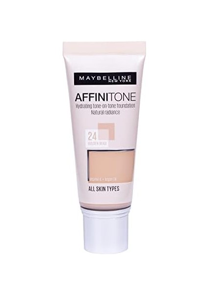 Maybelline New York Affinitone Fondöten - 24 Golden Beige (30 Ml)