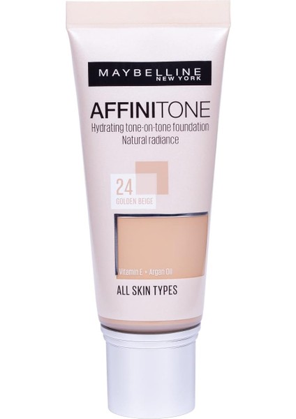 Maybelline New York Affinitone Fondöten - 24 Golden Beige (30 Ml) modelleri