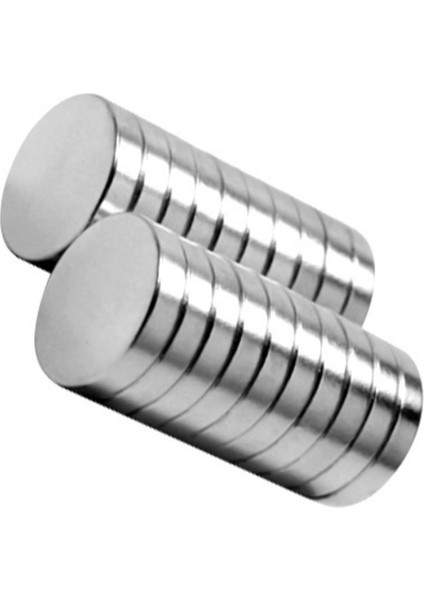 [3 Adet] Neodyum Mıknatıs Çap: 15MM Kalınlık: 3mm [D15X3] Ndfeb Güçlü Mıknatıs – Yuvarlak [N093]