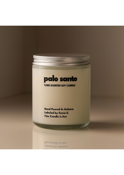 : Palo Santo : Cam Kavanozda Kokulu %100 Soya Mum (Santo Ağacı, Sedir, Sandal, Bergamot, Citrus) modelleri