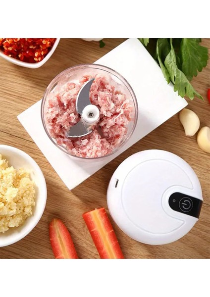 Şarjlı Mini Mutfak Rondo Doğrayıcı – USB Kablosuz Bebek Maması Kıyma Et Sarımsak Soğan Doğrama fırsatları