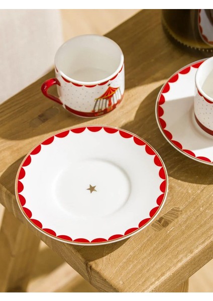 2 Kişilik Porselen Kahve Fincan Takımı 90 ml (W5) fırsatları