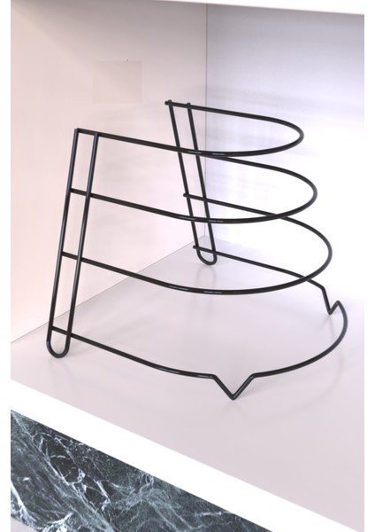 4 Katlı Dolap Içi Tava Organizer