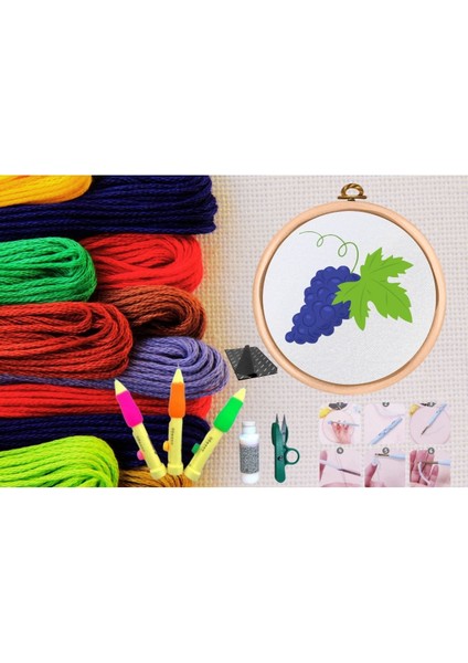 Punch Seti Nakış Seti Kasnaklı Kendin Yap Seti Seri 147