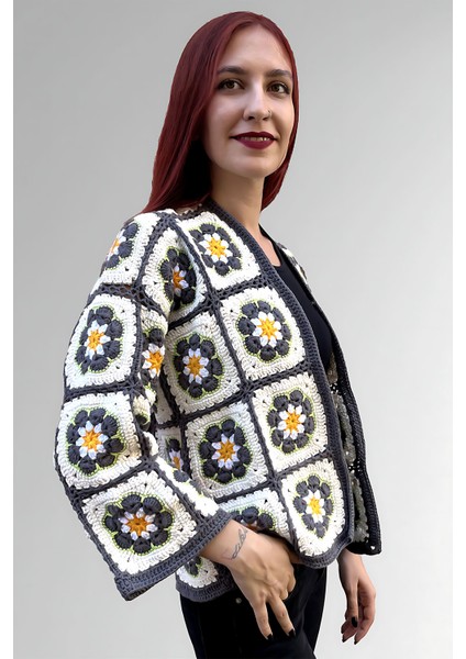 Papatya Desen El Örgüsü Kadın Hırka fiyatları