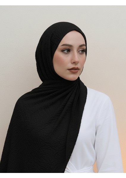 La Fıen Neo Pamuk Şal - Siyah