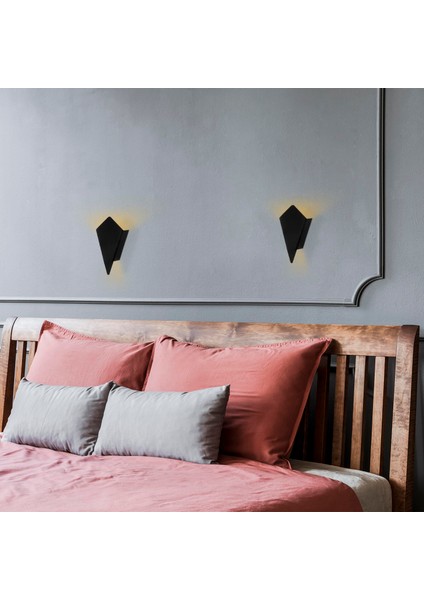 Cut Rustik Metal Tekli Duvar Aplik Pütürlü Siyah,endüstriyel Dekoratif Duvar Lambası CUT11835 modelleri