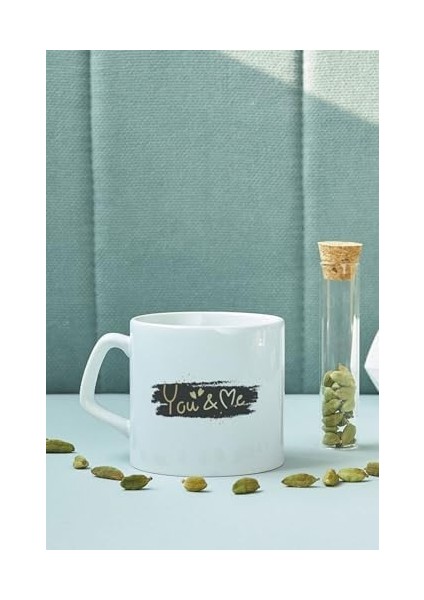 You And Me Baskılı 2'li Sevgili Çay Bardağı Kahve Kupası Kupa fiyatları