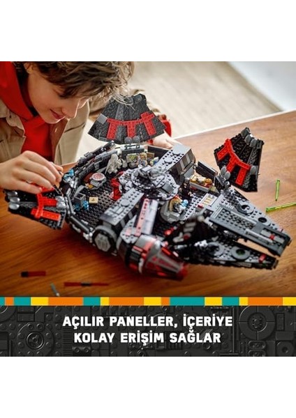 Karanlık Falcon 75389 – 10 Yaş ve Üzeri Seven Kız ve Erkek Çocukları Için C-3po Dahil 6 Minifigür Içeren Oyuncak Araç Yapım Seti, Çocuk Doğum Günü Hediyesi Fikri (1579 Parça) fiyatları