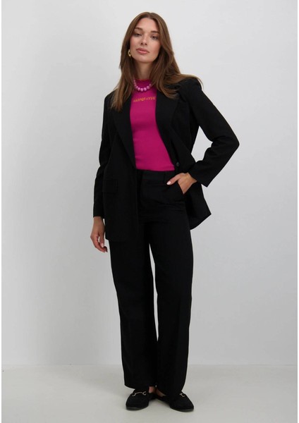 Onlhattie-Lana Hw W Mel Pant Tlr Kadın Kanvas Pantolon 15318089 fiyatları