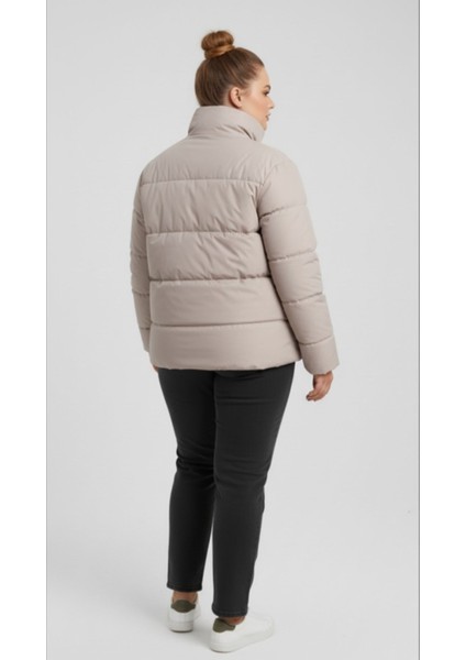 Kadın Şişme Mont Silikon Elyaflı Su Itici Kumaş fırsatları