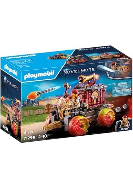 Novelmore 71299 Burnham Raiders - Itfaiye Arabası, Burnham Raider ve Novelmore Arasında Ateşli Savaş, Koç Başı, Alev Tekerlekleri ve Fırlatma Koltuğu, 4 Yaşından Büyük Çocuklar Için Oyuncak fiyatları