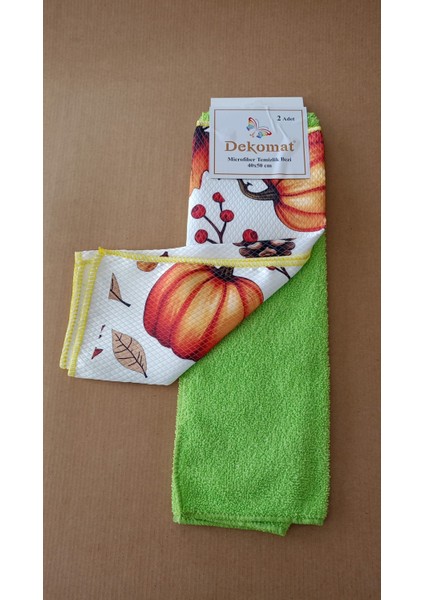 Microfiber Temizlik Bezi 40X50 cm 2 Adet(Bir Adet Baskılı Bir Adet Naturel) fiyatları
