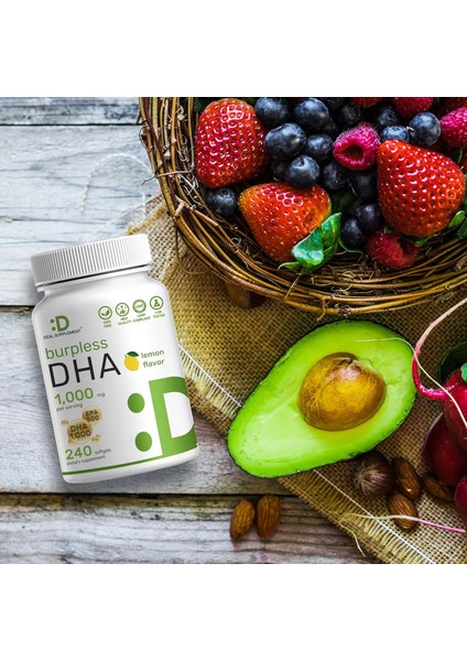 Dha Epa Omega 3 Fish Oil Brain Heart & Joint Health 240 Softgels fiyatları