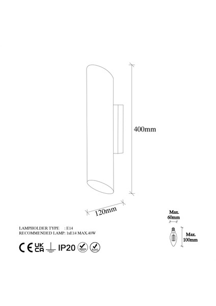 Cut Rustik Metal Borulu Tekli Duvar Aplik Pütürlü Siyah,endüstriyel Dekoratif Duvar Lambası CUT11820 indirimleri