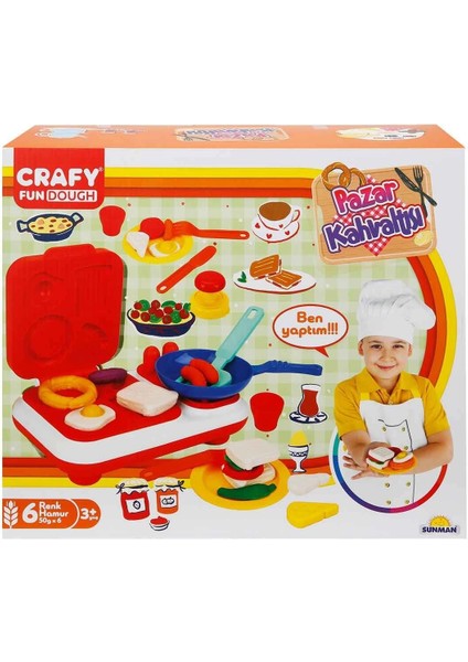 Crafy Pazar Kahvaltısı Oyun Hamuru Seti 23 Parça fiyatları