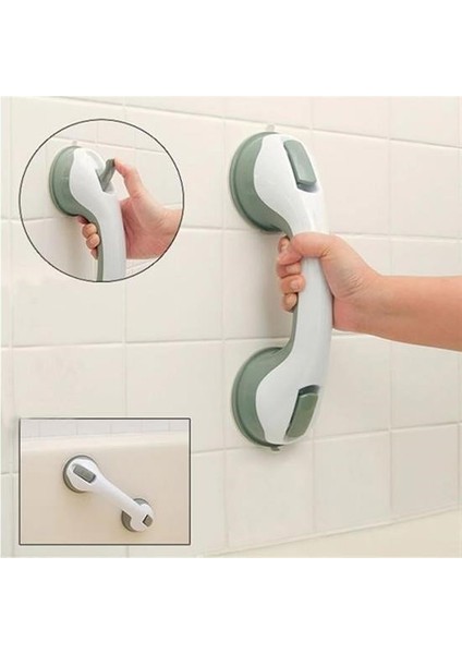 ® Düşme ve Kayma Önleyici Banyo Tuvalet Vantuzlu Kilitli Tutacak