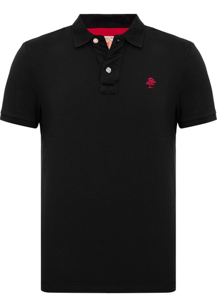 Patriot Erkek Siyah Polo Tişört