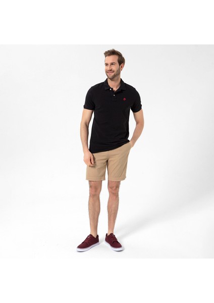 Patriot Erkek Siyah Polo Tişört