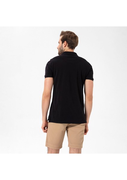 Patriot Erkek Siyah Polo Tişört