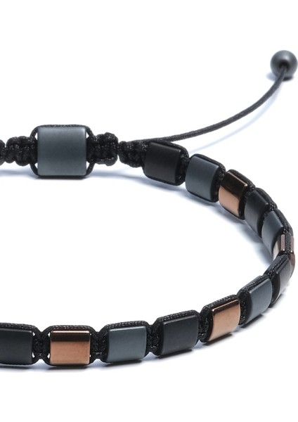 Hematit Doğal Taş Bileklik, Unisex Bileklik, Tasarım Bileklik İpli Ayarlanabilir fiyatları