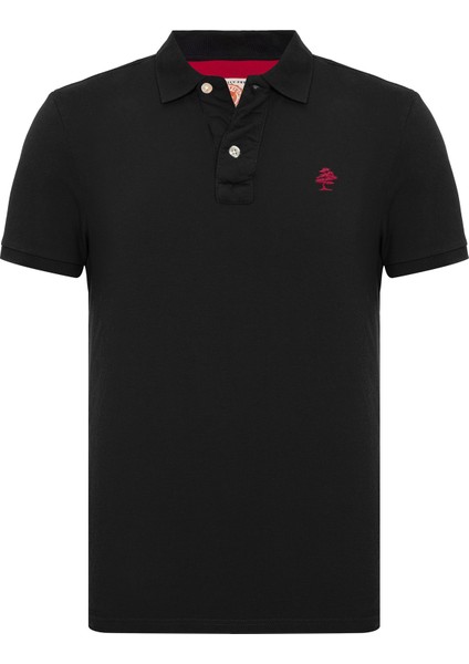 Patriot Erkek Siyah Polo Tişört