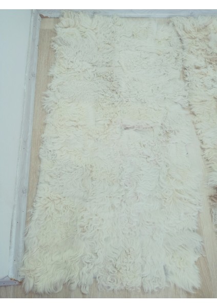 Gerçek Koyun Postundan Toskana Uzun Tüylü, Kalın Tok Duran Rengarenk Halı Seccade indirimleri