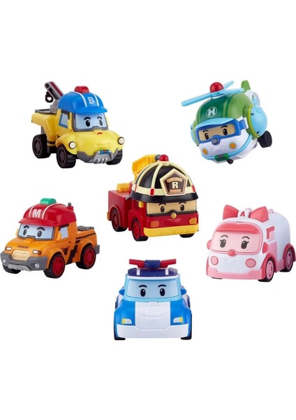 Robocar Poli Gogo Rescue Deluxe 6'lı Set