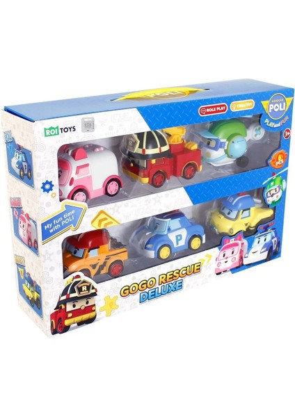 Robocar Poli Gogo Rescue Deluxe 6'lı Set fiyatları
