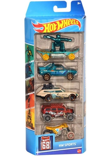 1806 Hot Wheels 5'li Araba Seti / +3 Yaş fırsatları