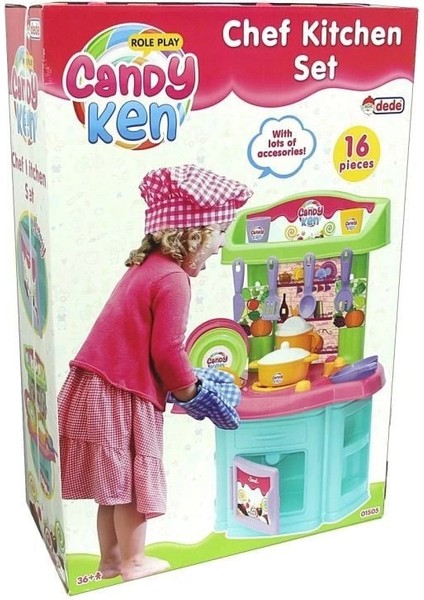 Dede Candy Ken Şef Mutfak Seti fiyatları