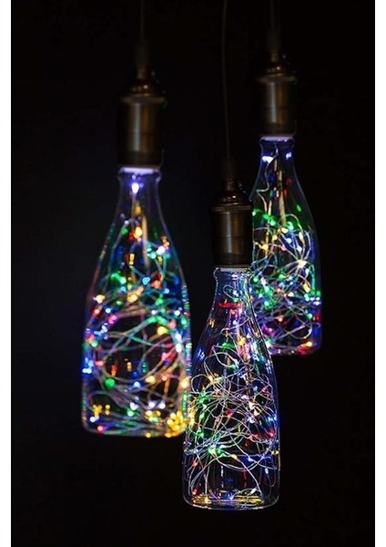 ® Pilli Renkli Peri LED Işık Dekoratif Aydınlatma 5 Metre Rgb LED modelleri