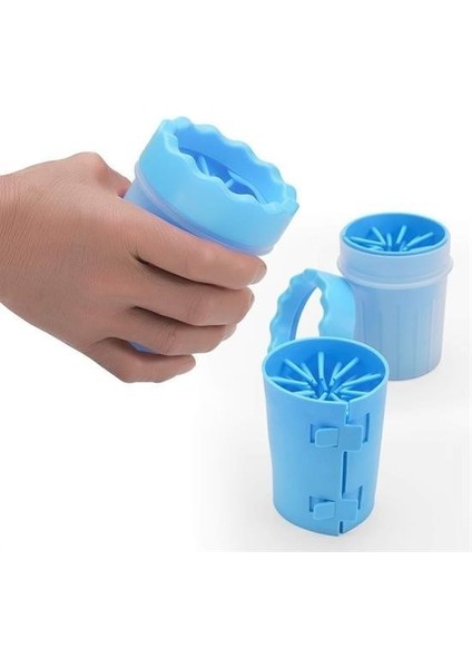 ® Silikon Jel Fırçalı Kedi Köpek Pati Ayak Yıkama Temizleme Kovası (Küçük) fırsatları