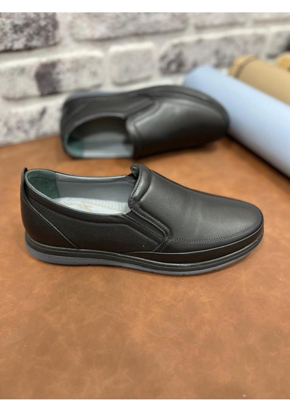 Hakiki Deri Ortopedik Rahat Hafif Yumuşak Erkek Ayakkabı