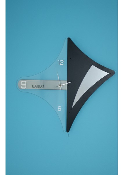 Yelken Silver | Bablo Premium Duvar Saatleri