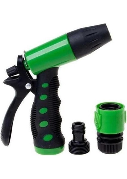 ® 2 Fonksiyonlu 3lü Bahçe Tarla Otomatik Sulama Tabancası Seti Hortum Bağlantısı Aparatı