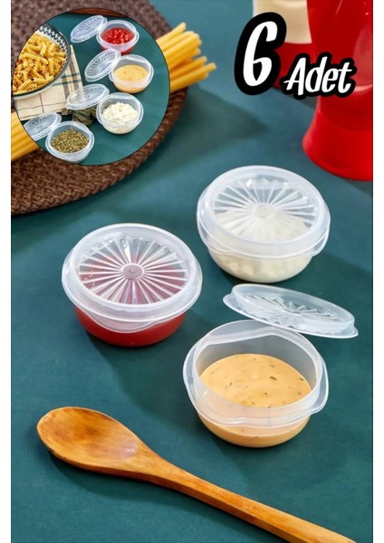 9 Lu Yelpaze Kapaklı Faf Mini Sosluk Ketçap Mayonez Kabı Kahve Yanı Şeker Lokumluk