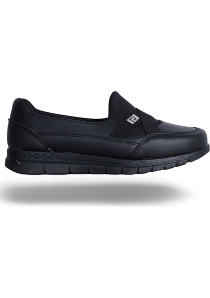 Ayzen 1259 Siyah Kadın Babet Ayakkabı