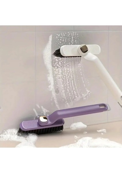 360 Derece Döner Başlıklı Dar Alan Ölü Köşeler ve Çatlak Temizlik Fırçası Cımbızlı Detay Temizlik