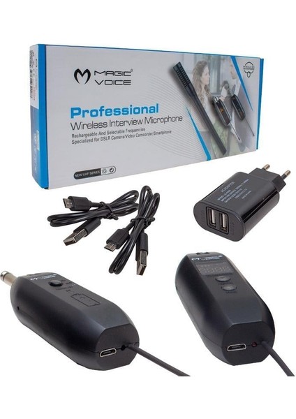MV-19603 Uhf Kablosuz Kamera Uyumlu Mikrofon modelleri