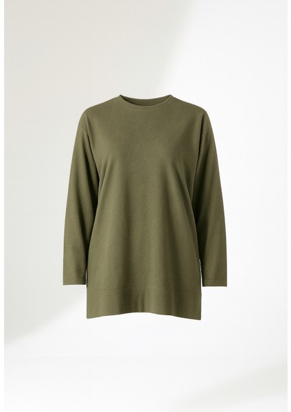 Kadın Yün Viskon Büyük Beden Tunik