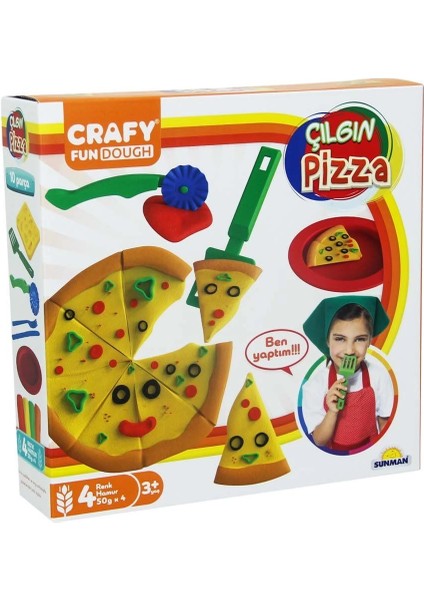 Fun Dough Çılgın Pizza Oyun Hamuru Seti 200 gr